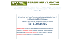 Desktop Screenshot of persianasvilanova.com