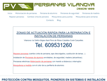 Tablet Screenshot of persianasvilanova.com